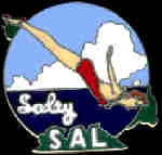 SALTY SAL NOSE ART PIN DX